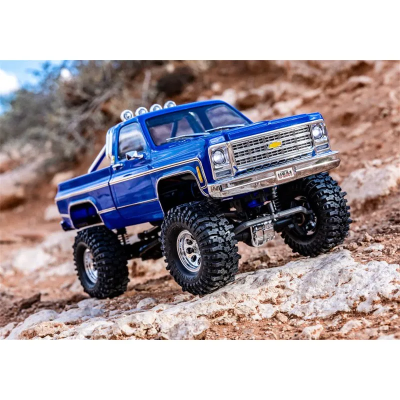 TRX-4M Chevrolet K-10 High Trail RTR Blå - 8