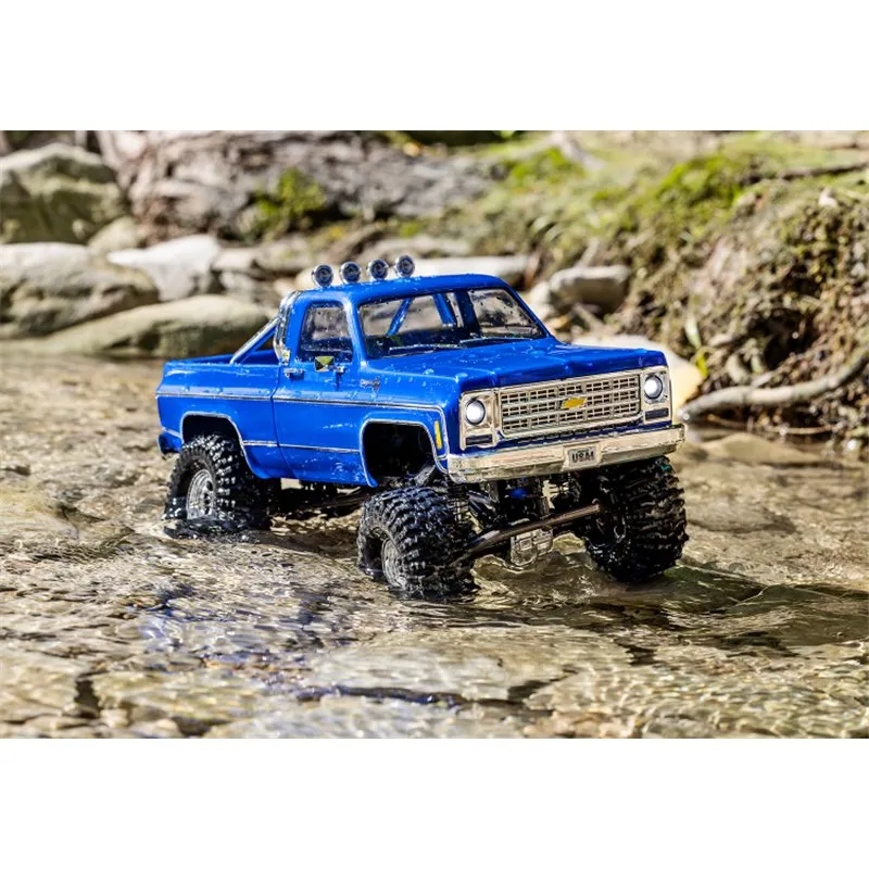 TRX-4M Chevrolet K-10 High Trail RTR Blå - 9