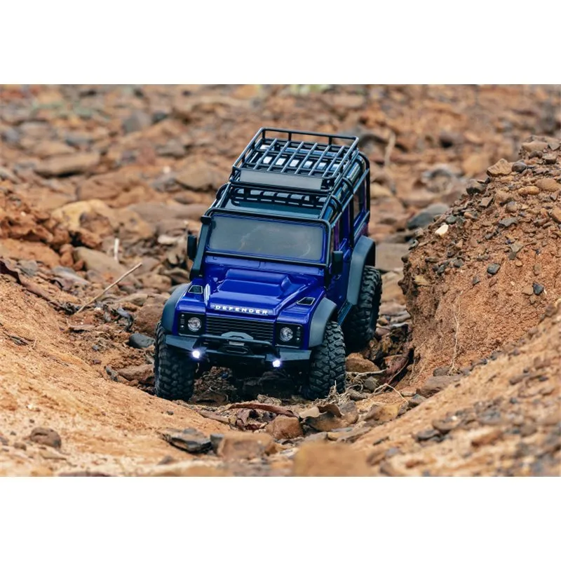 TRX-4M 1/18 Land Rover Defender Crawler Blå RTR - 8