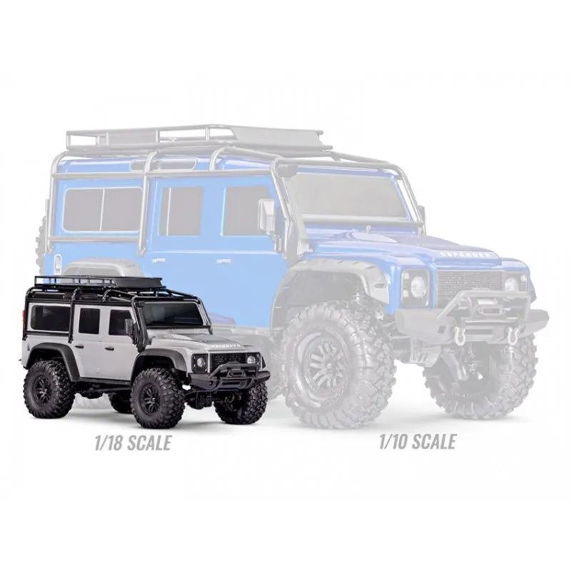 TRX-4M 1/18 Land Rover Defender Crawler Silver RTR - 7