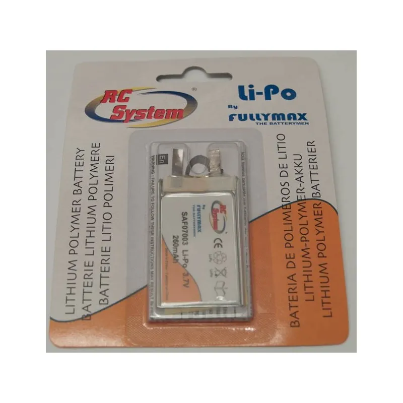 RCS Li-Po 3,7V / 260mAh  cell