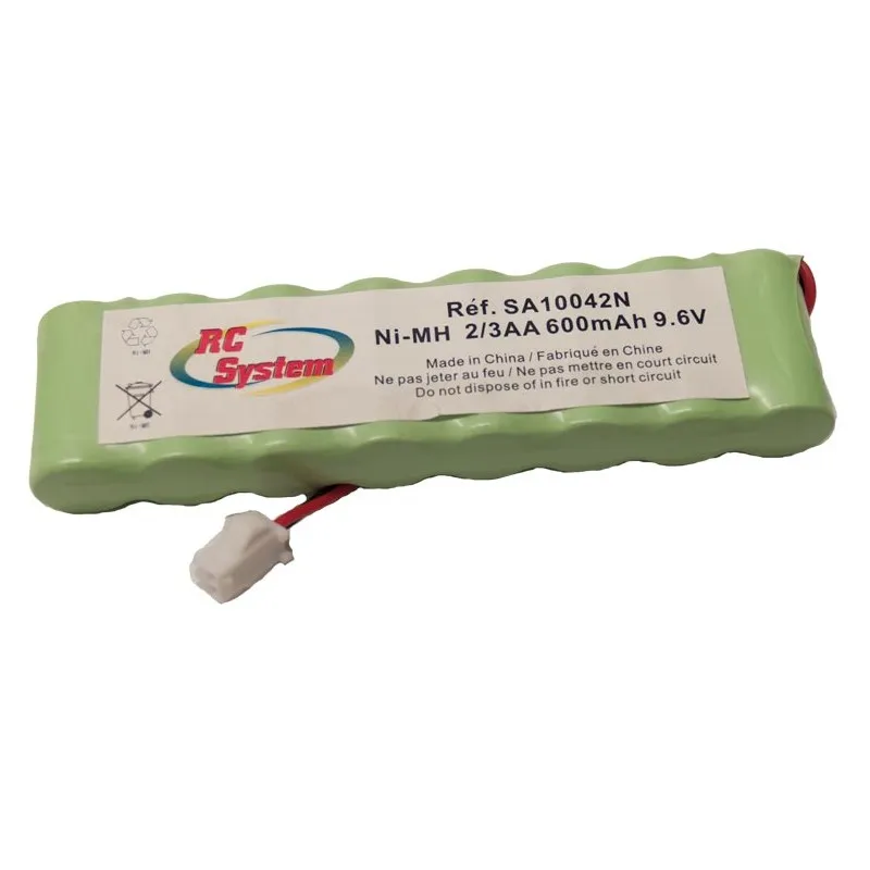 RCS 9,6V / 600mAh 2/3AA