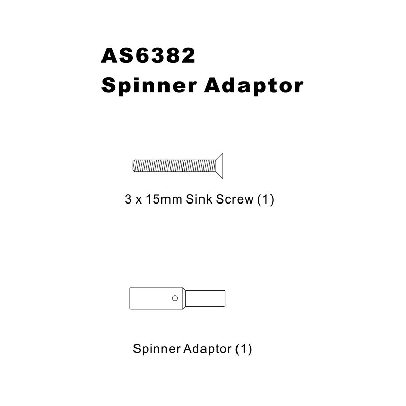 Spinner adapter Parkflyer