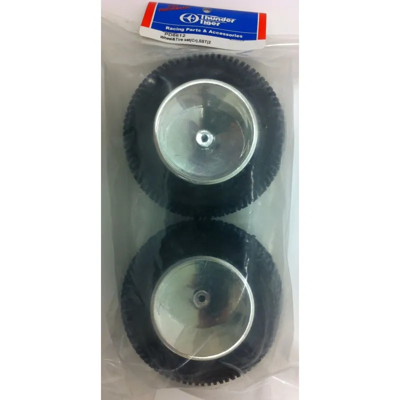 Fälg Crome & däck SST (par)