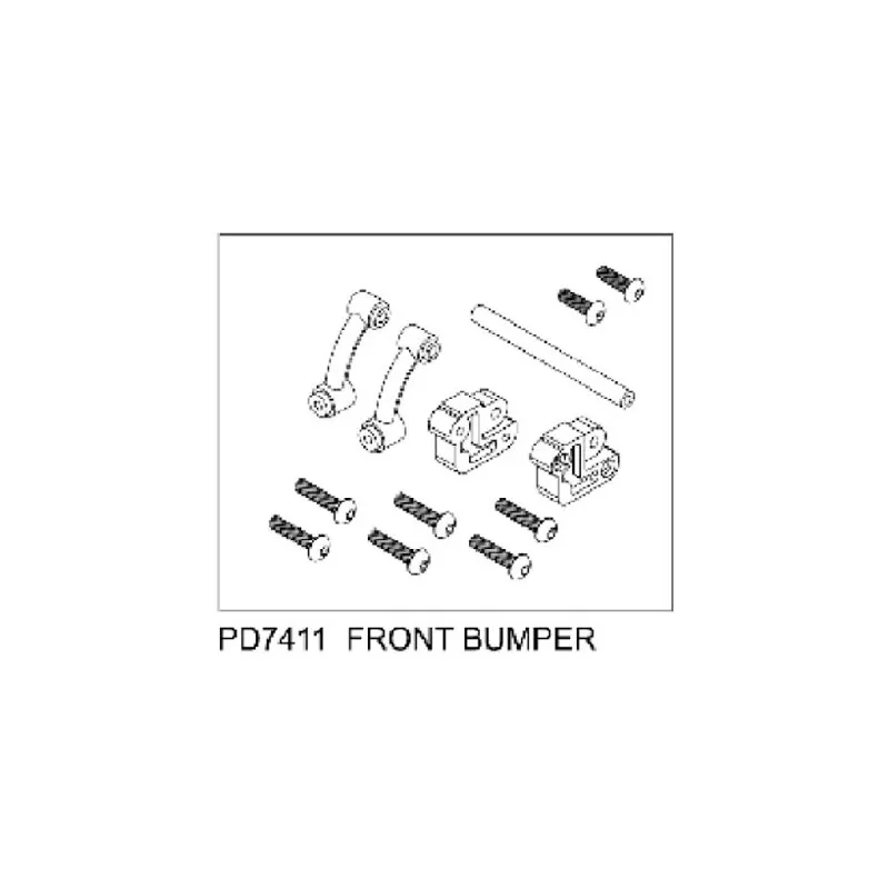 Fäste för bumper fram MAN