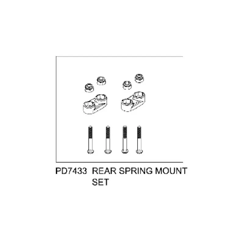 Fäste bladfjäder bak MAN