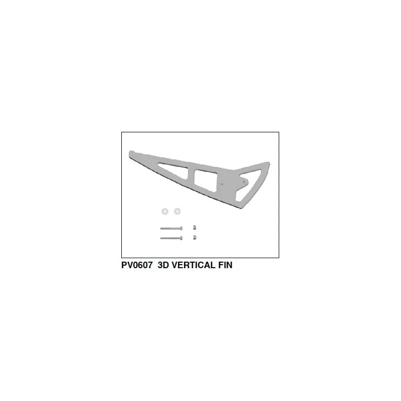 Vertikal fena 3D R90