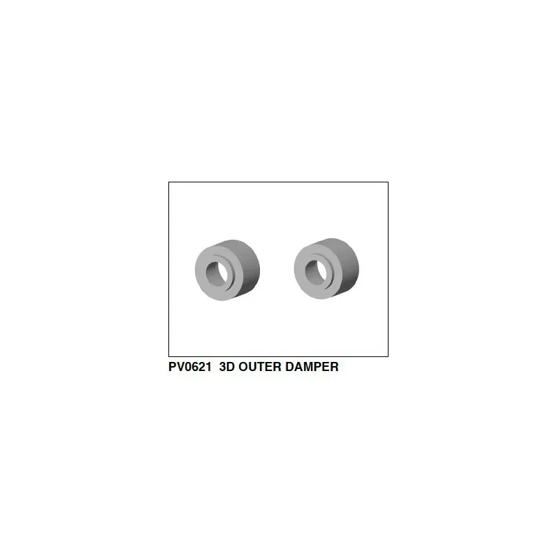 Dämpare yttre 3D R90