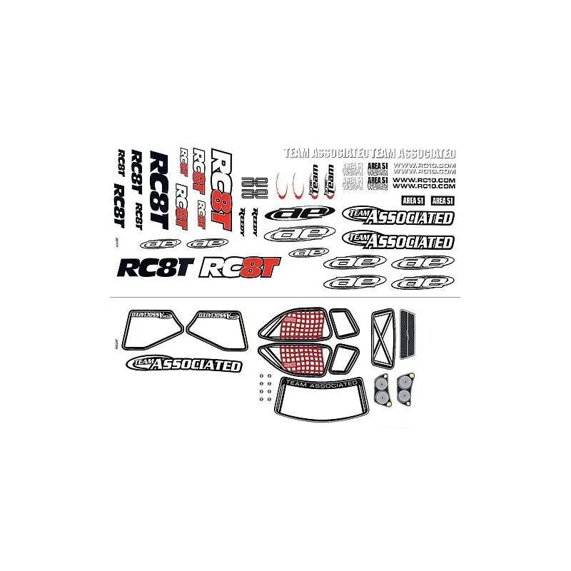Dekal set RC8T
