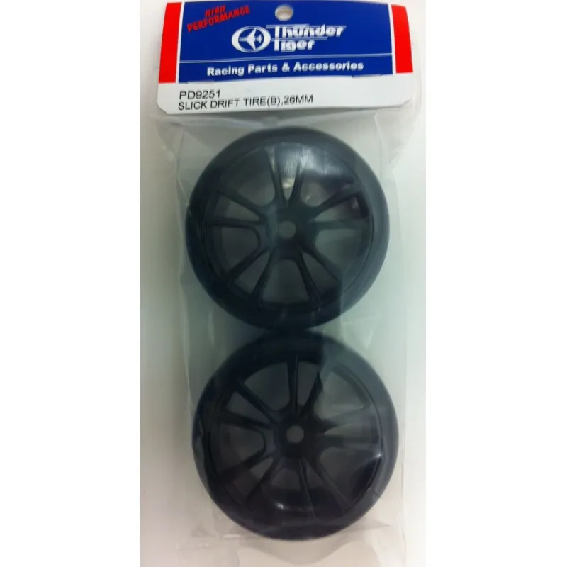 Däck / fälg Drift svart 26mm