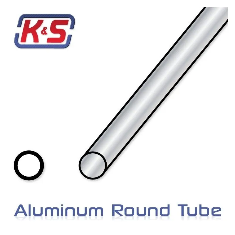 Aluminiumrör 6x300mm (0.45)