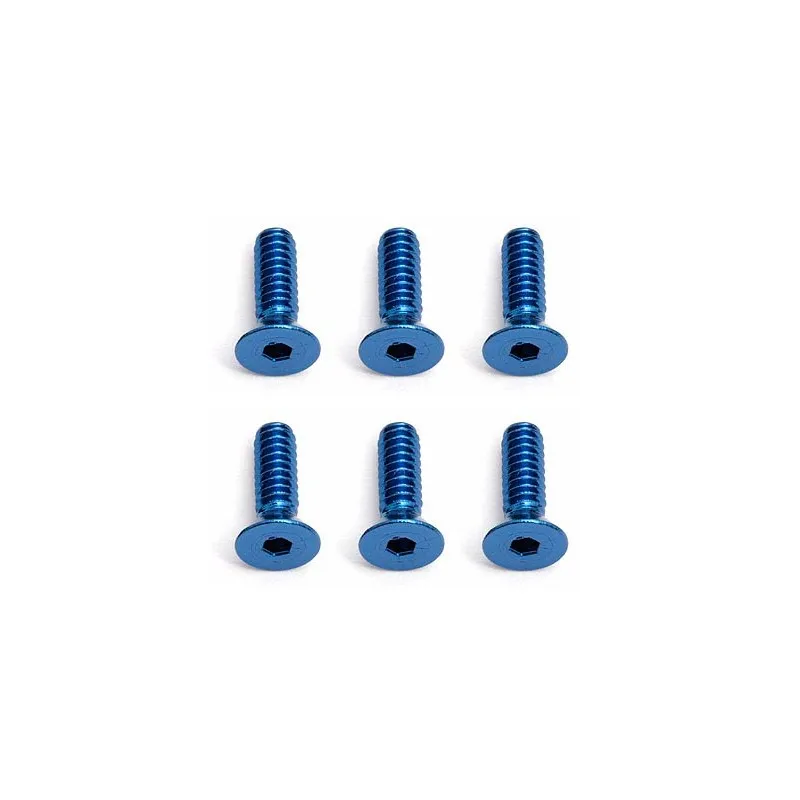 Skruv alum, 4-40x3/8 förs, 6
