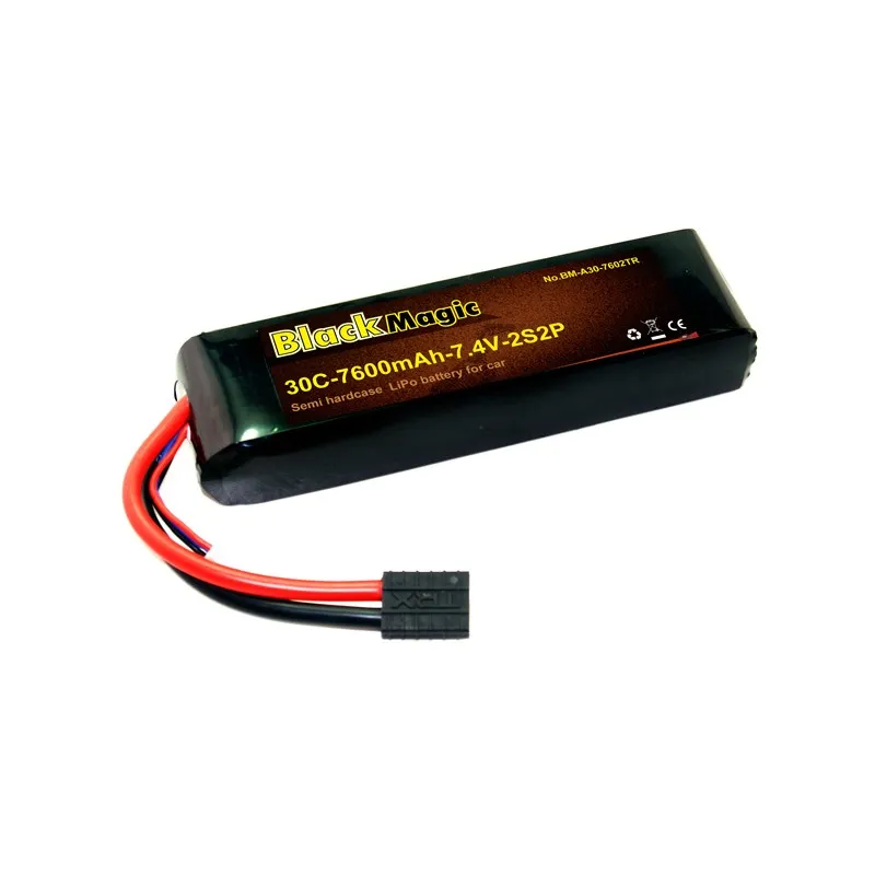 BlackMagic Semi HardCase, 30C 7600mAh 2S