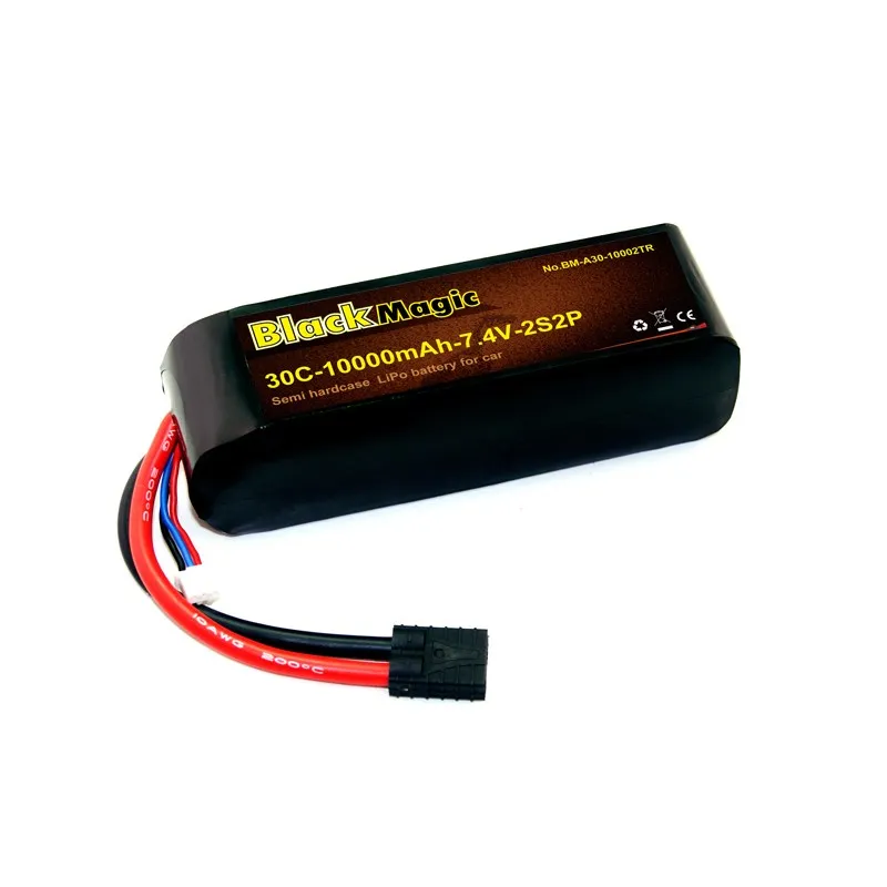 BlackMagic Semi HardCase, 30C 10000mAh 2S