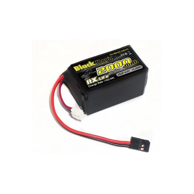BlackMagic LiFe RX Hump 2000mAh 2S 6,6V