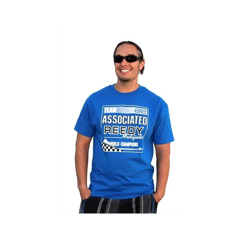 Team Associated T-shirt Retro blå, medium