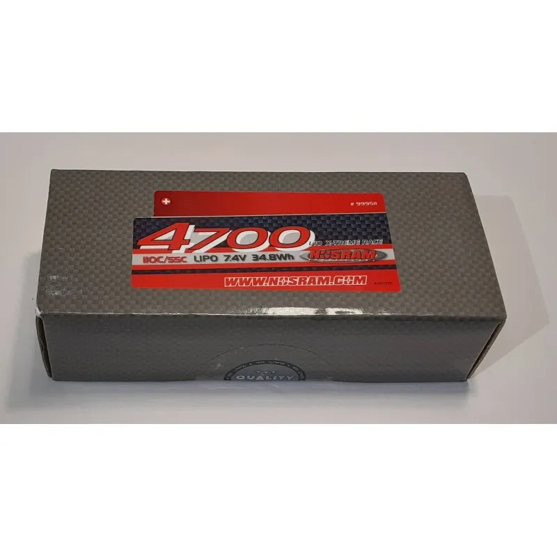 LiPo 4700 1/10 X-treme Race Short SubC 110C/55C 7.4V