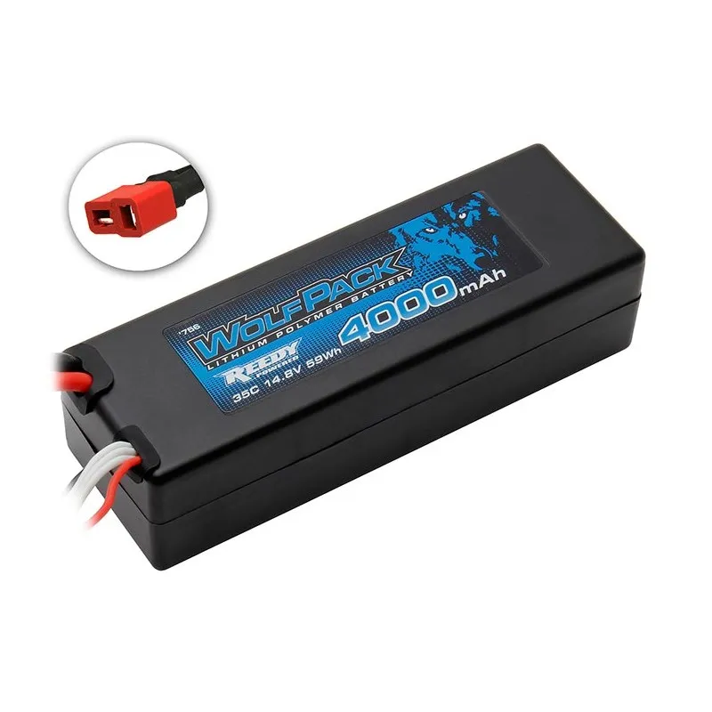 WolfPack LiPo 4000mAh 35C 14.8V