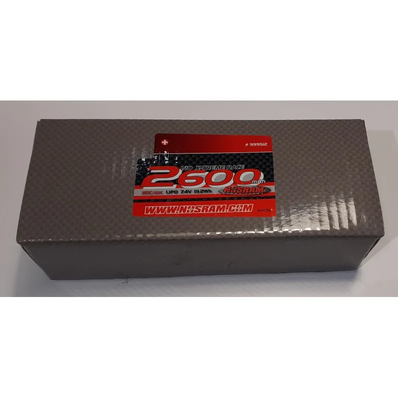 LiPo 2600 SuperShorty 110/55C 7,4V X-treme Race HardCase