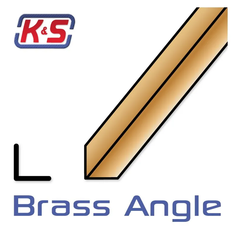 Mässing L-Profil 4x4