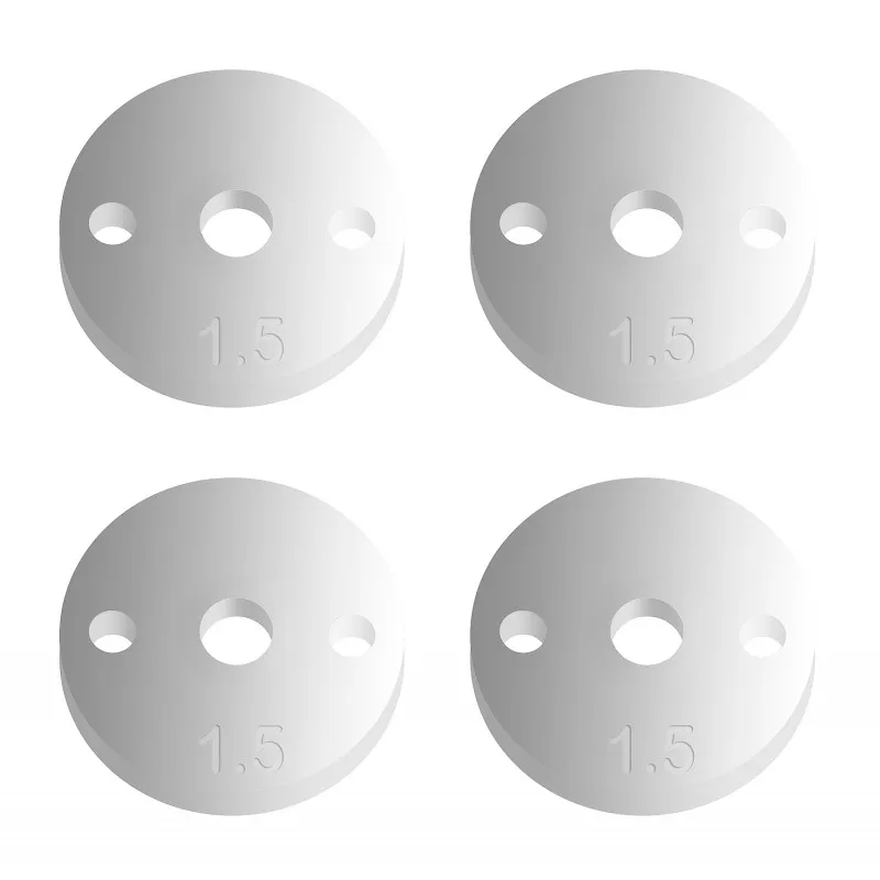 Kolv stötdämpare 12mm, 2x1,5 Flat