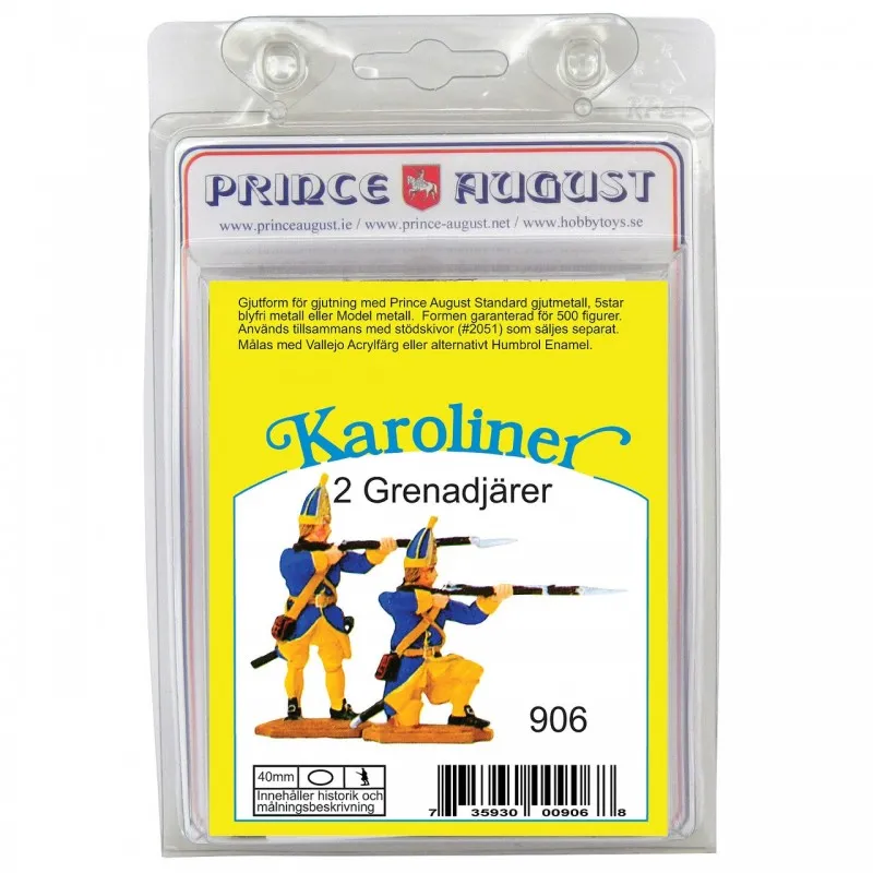 Karoliner x2 Grenadiers 40mm Scale Mould