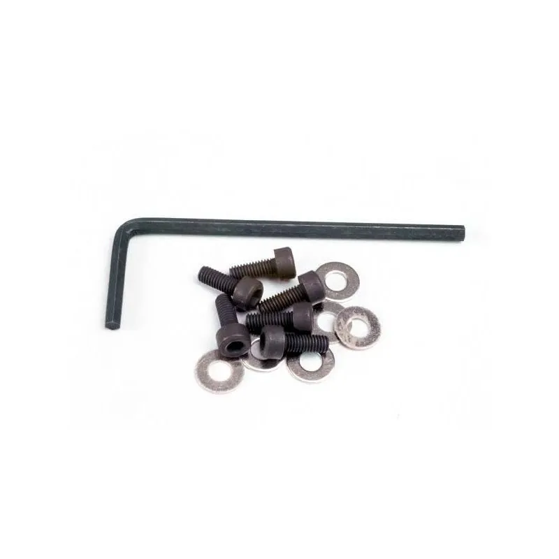 Skruvsats M3x8mm / Brickor (6)