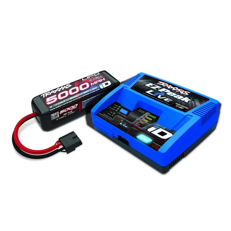 Laddare EZ-Peak Live 12A & 4S 5000mAh Batteri Combo