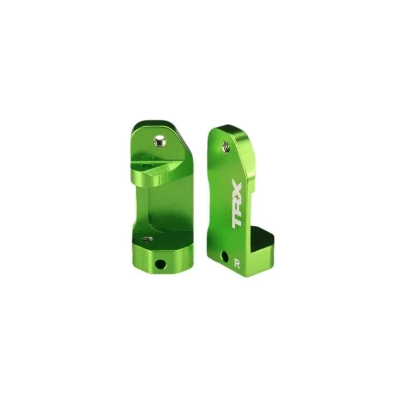 Styrspindelhållare Aluminium Grön (Par)