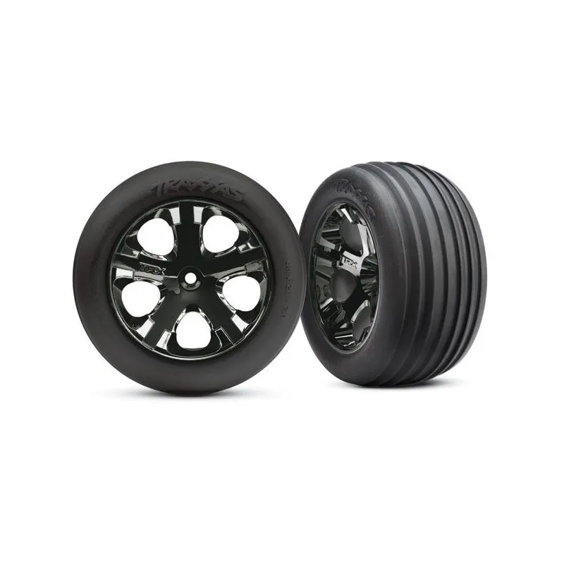 Däck & Fälg Ribbed/All-Star Svart Krom 2.8