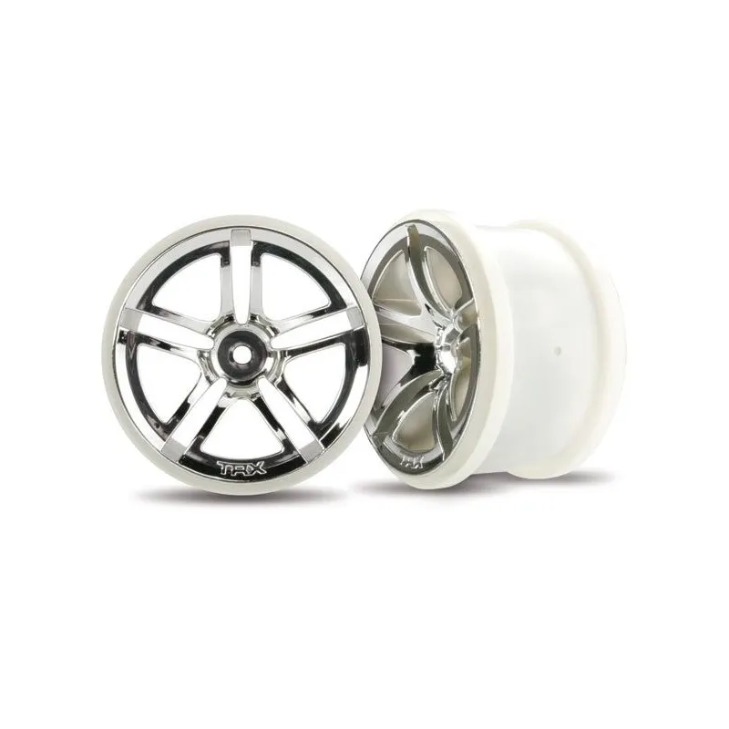 Fälg Twin-Spoke Krom 2.8