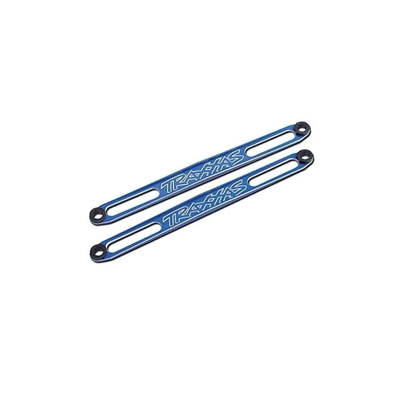 Batterihållare Aluminium Blå (2) (E-Maxx äldre)