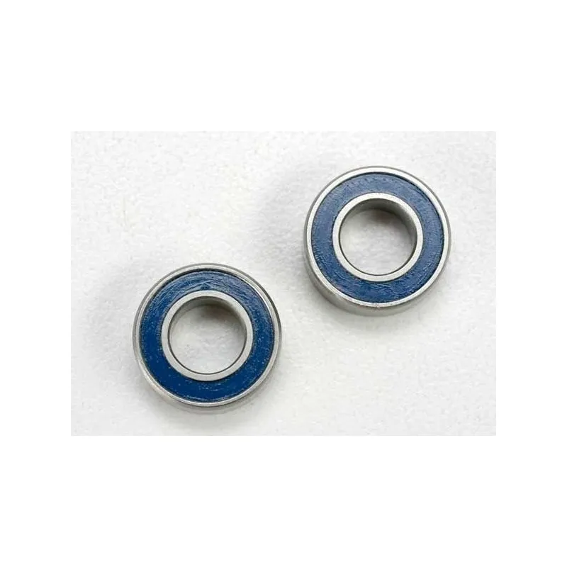 Kullager 6x12x4mm Gummitätat Blå (2)