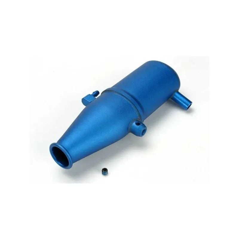 Avgaspipa Aluminium Blå