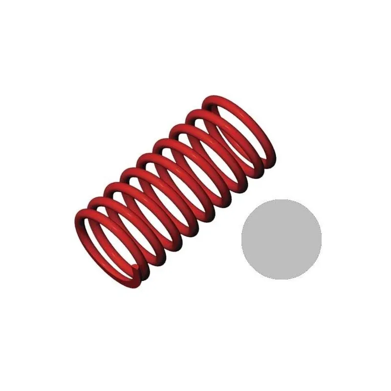 Stötdämparfjädrar GTR Röd (4.9 Silver) (2)