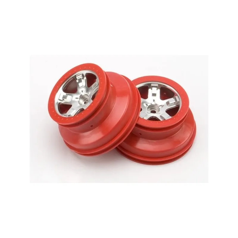 Fälg SCT Matt Krom-Röd 2.2/3.0