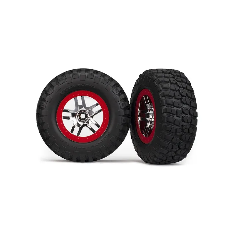 Däck & Fälg BFGoodrich S1/S-Spoke Krom Röd 2WD Fram (2)