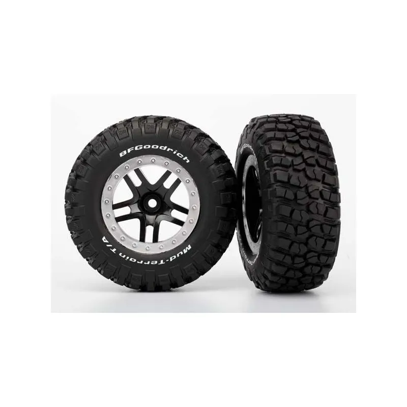 Däck & Fälg BFGoodrich/S-Spoke Svart-Krom 4WD/2WD Bak (2)