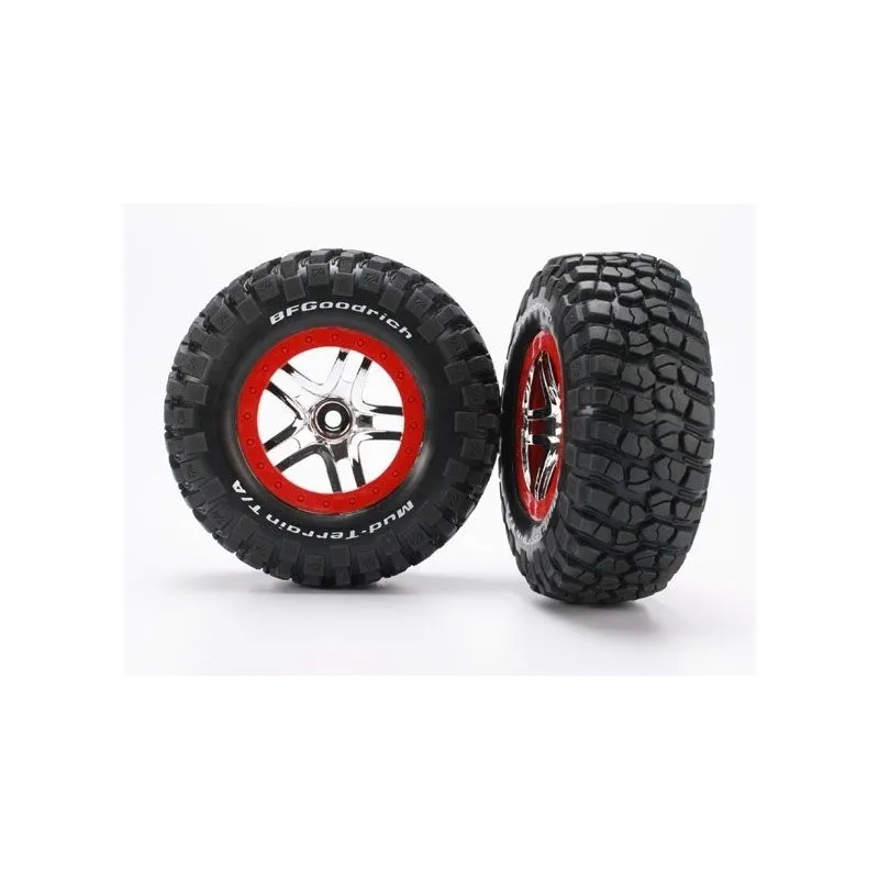 Däck & Fälg Goodrich S1/S-Spoke Krom-Röd 4WD/2WD Bak (2)