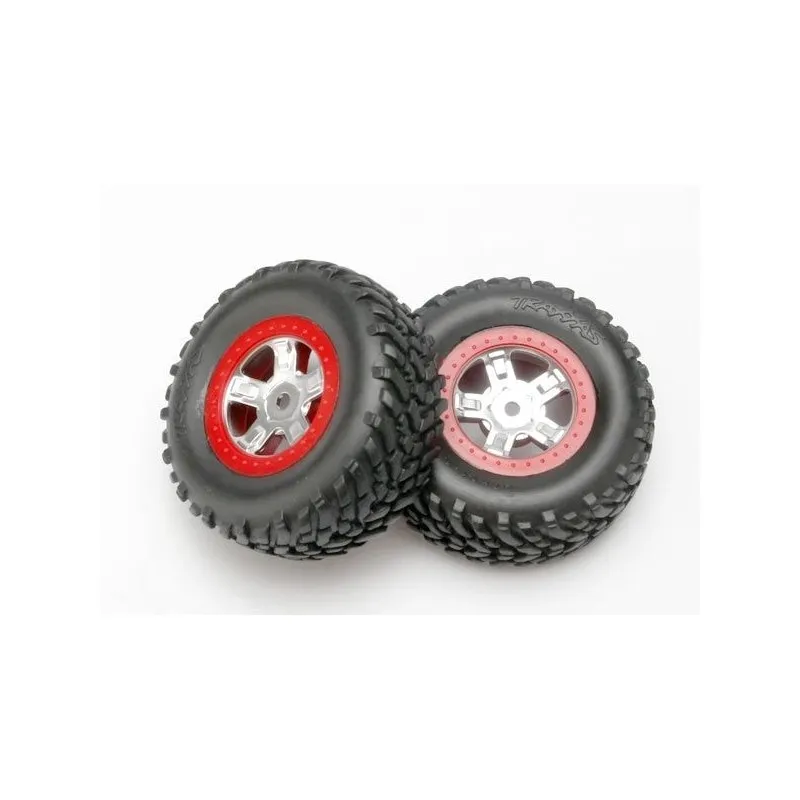 Däck & Fälg SCT/SCT Krom-Röd 1/16 (2)