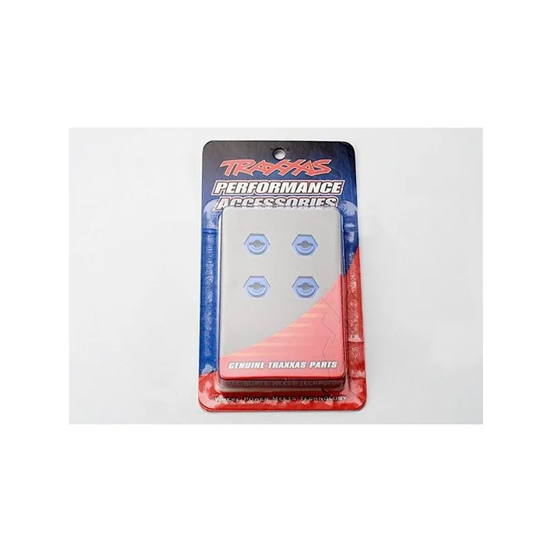 Fälgnav alum blå 4st