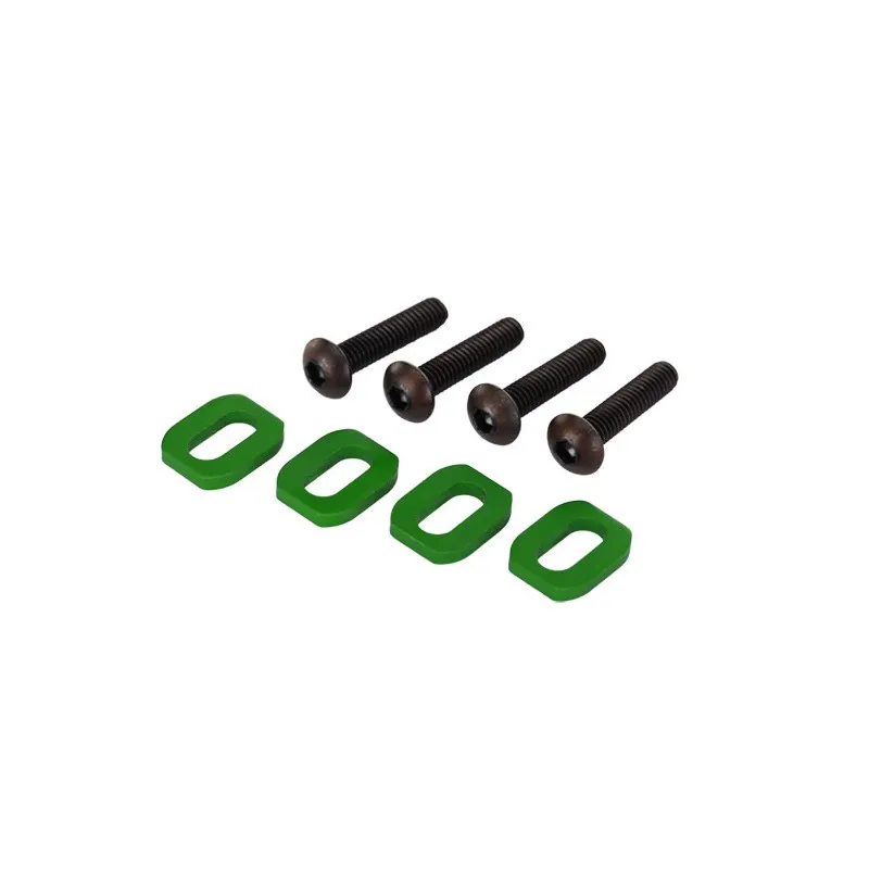 Brickor Motorfäste Alu Grön med Skruv (4) X-Maxx, XRT
