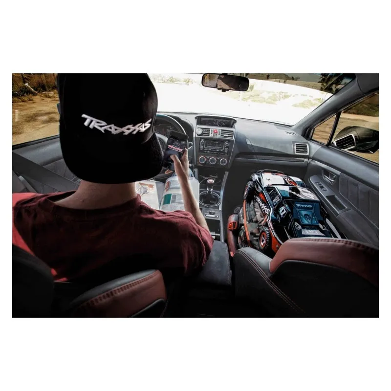 Keps Rak Skärm Svart Traxxas Logo - 3
