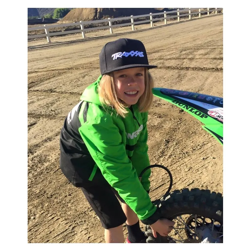 Keps Rak Skärm Svart Traxxas Logo - 4