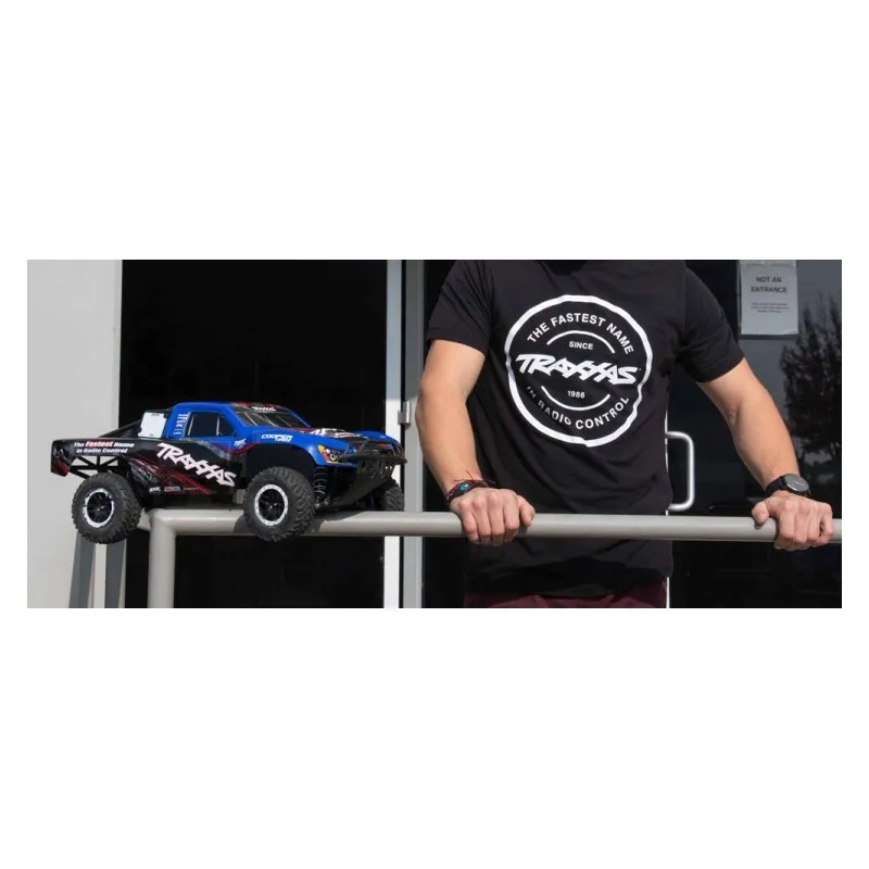 T-shirt Svart Rund Traxxas-logga L - 5