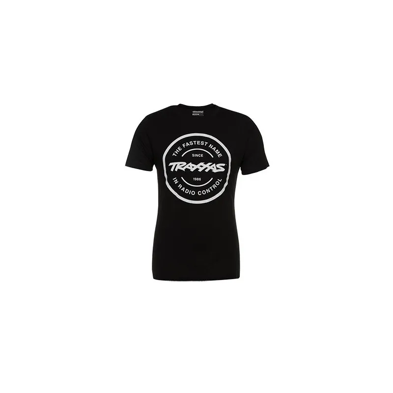 T-shirt Svart Rund Traxxas-logga XL