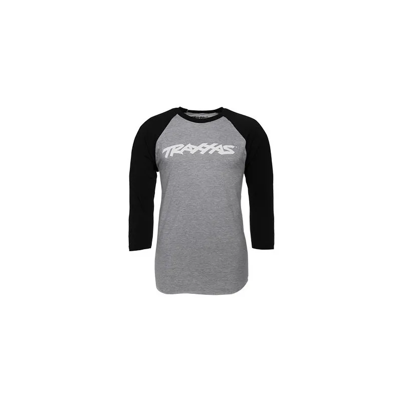 Tröja Långärmad Grå/Svart Traxxas-logga L (Premium)