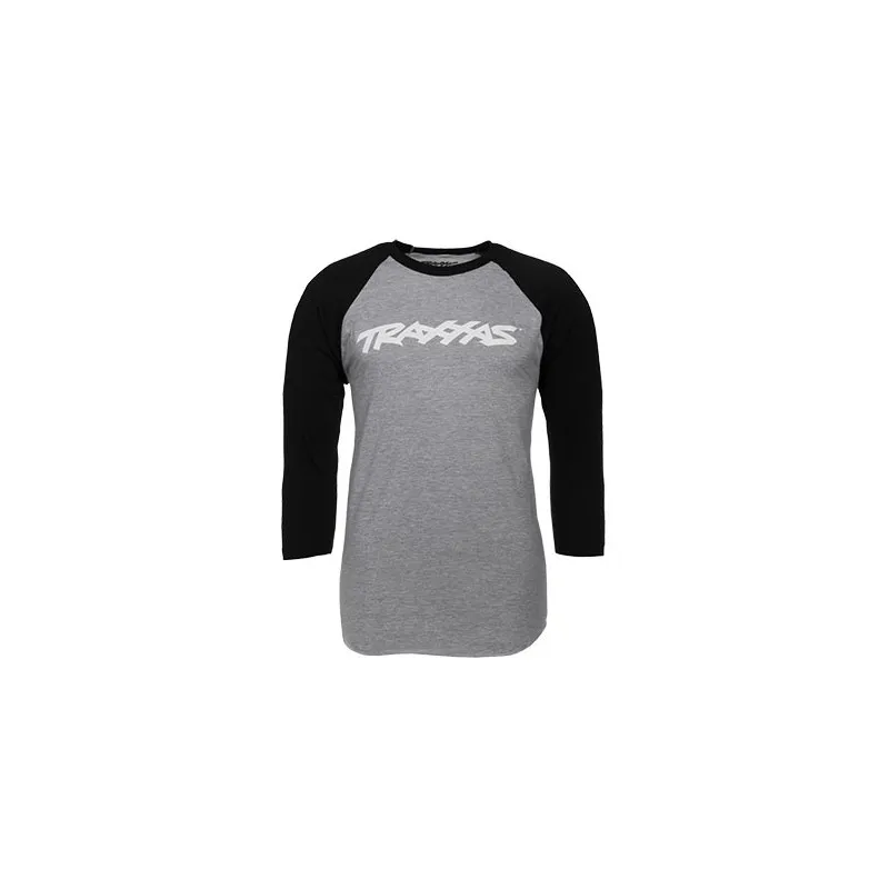 Tröja Långärmad Grå/Svart Traxxas-logga S (Premium)