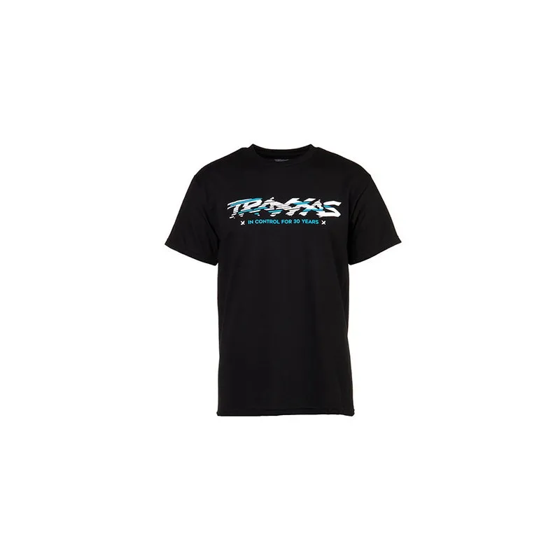 T-shirt Svart Traxxas-logga Skuren XL