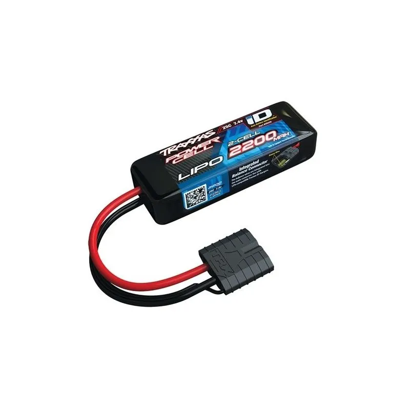 Li-Po Batteri 2S 7,4V 2200mAh 25C iD-kontakt